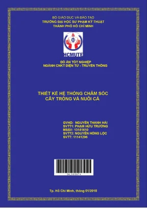 Đồ án hcmute thiết kế hệ thống chăm sóc cây trồng và nuôi cá
