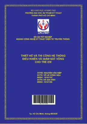 Đồ án hcmute thiết kế và thi công hệ thống điều khiển và giám sát võng cho trẻ em