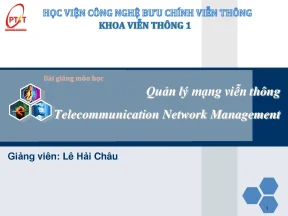 Tiểu luận quản lý mạng viễn thông telecommunication network management