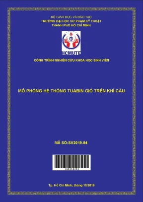 Hcmute mô phỏng hệ thống tuabin gió trên khí cầu
