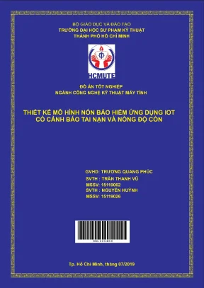 Đồ án hcmute thiết kế mô hình nón bảo hiểm ứng dụng iot có cảnh báo tai nạn và nồng độ cồn