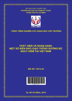 Hcmute phát hiện và nhận dạng một số biển báo giao thông đường bộ nguy hiểm tại việt nam
