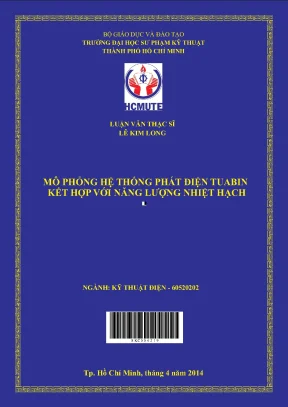 Đồ án hcmute mô phỏng hệ thống phát điện tuabin kết hợp với năng lượng nhiệt hạch