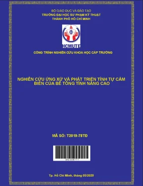Hcmute nghiên cứu ứng xử và phát triển tính tự cảm biến của bê tông tính năng cao