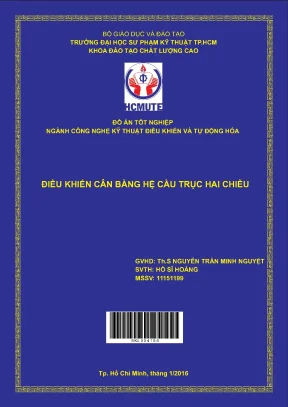 Đồ án hcmute điều khiển cân bằng hệ cầu trục hai chiều