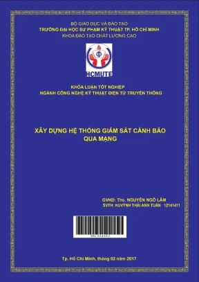 Đồ án hcmute xây dựng hệ thống giám sát cảnh báo qua mạng