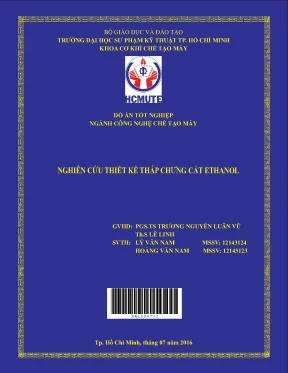 Đồ án hcmute nghiên cứu thiết kế tháp chưng cất ethanol
