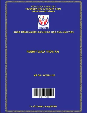 Hcmute robot giao thức ăn