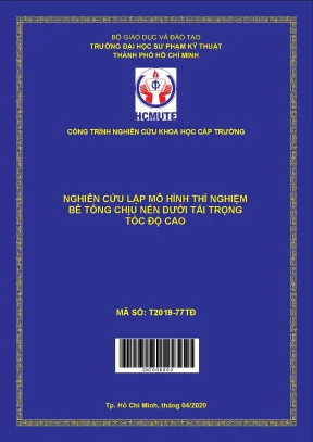 Hcmute nghiên cứu lập mô hình thí nghiệm bê tông chịu nén dưới tải trọng tốc độ cao