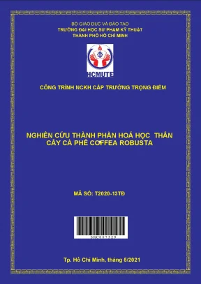 Hcmute nghiên cứu thành phần hóa học thân cây cà phê coffea robusta