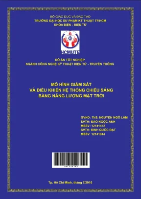 Đồ án hcmute mô hình giám sát và điều khiển hệ thống chiếu sáng bằng năng lượng mặt trời