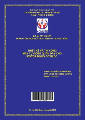 Đồ án hcmute thiết kế và thi công máy tự động quấn dây cho stator động cơ bldc