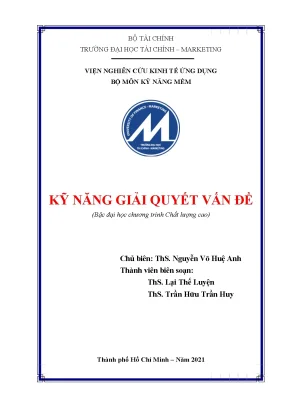 Kỹ năng giải quyết vấn đề bậc đại học chương trình chất lượng cao