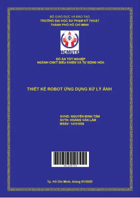 Đồ án hcmute thiết kế robot dọn rác ứng dụng xử lý ảnh