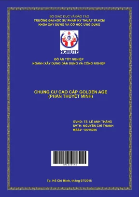 Đồ án hcmute chung cư cao cấp golden age phần thuyết minh