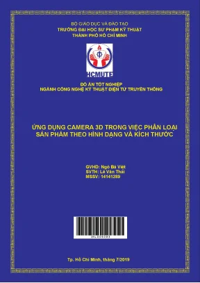 Đồ án hcmute ứng dụng camera 3d trong việc phân loại sản phẩm theo hình dạng và kích thước