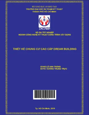 Đồ án hcmute thiết kế chung cư cao cấp dream building