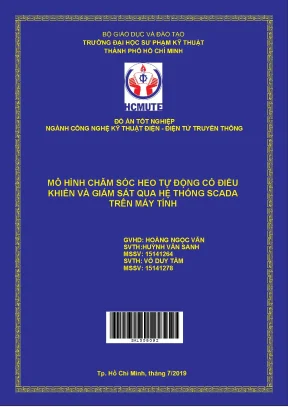Đồ án hcmute mô hình chăm sóc heo tự động có điều khiển và giám sát qua hệ thống scada trên máy tính