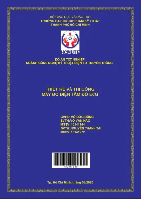 Đồ án hcmute thiết kế và thi công máy đo điện tâm đồ ecg