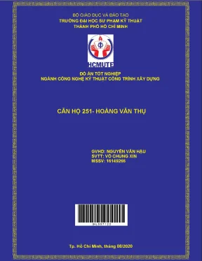 Đồ án hcmute căn hộ 251 hoàng văn thụ