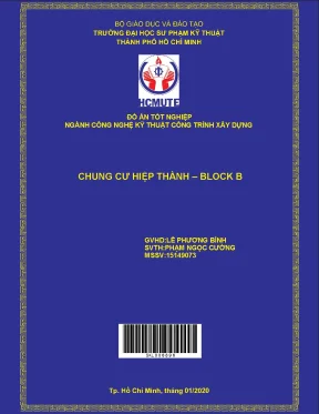 Đồ án hcmute chung cư hiệp thành block b