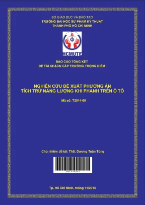 Hcmute nghiên cứu đề xuất phương án tích trữ năng lượng khi phanh trên ô tô