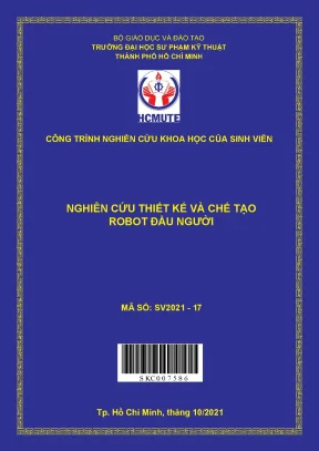 Hcmute nghiên cứu thiết kế và chế tạo robot đầu người