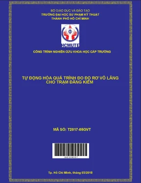 Hcmute tự động hóa quá trình đo độ rơ vô lăng cho trạm đăng kiểm