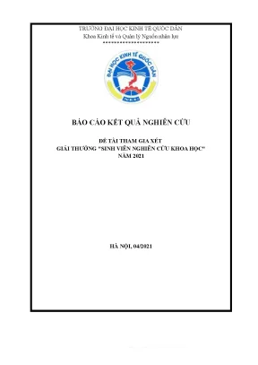 Tiểu luận những yếu tố ảnh hưởng đến hoạt động thực tập của thực tập sinh chuyên ngành qtnl trên địa bàn thành phố hà nội