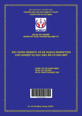 Đồ án hcmute xây dựng website và kế hoạch marketing cho nghiệp vụ học nấu ăn cô đầu bếp