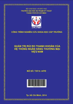 Hcmute quản trị rủi ro thanh khoản của hệ thống ngân hàng thương mại việt nam