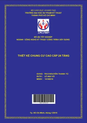 Đồ án hcmute thiết kế chung cư cao cấp 24 tầng