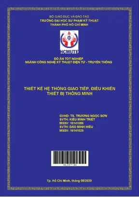 Đồ án hcmute thiết kế hệ thống giao tiếp điều khiển thiết bị thông minh