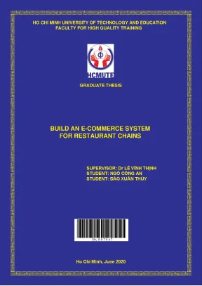 Đồ án hcmute build an e commerce system for restsurant chains