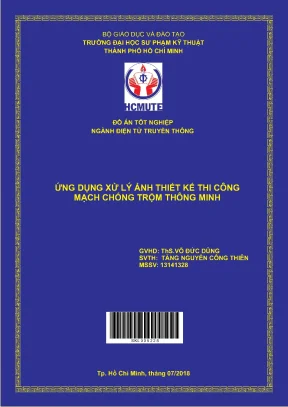 Đồ án hcmute ứng dụng xử lý ảnh thiết kế thi công mạch chống trộm thông minh
