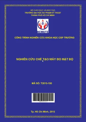 Hcmute nghiên cứu chế tạo máy đo mật độ