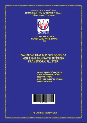 Đồ án hcmute xây dựng ứng dụng di động đa nền tảng bán sách sử dụng framework flutter