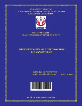 Đồ án hcmute điều khiển và giám sát vườn thông minh qua mạng internet