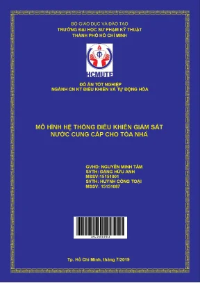 Đồ án hcmute mô hình hệ thống điều khiển giám sát nước cung cấp cho tòa nhà