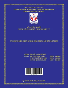 Đồ án hcmute ứng dụng điều khiển dự báo mpc trong mô hình lò nhiệt