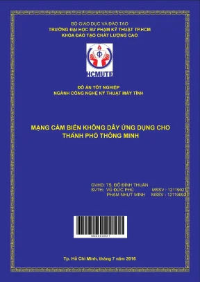 Đồ án hcmute mạng cảm biến không dây ứng dụng cho thành phố thông minh