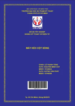 Đồ án hcmute máy kéo cột sống