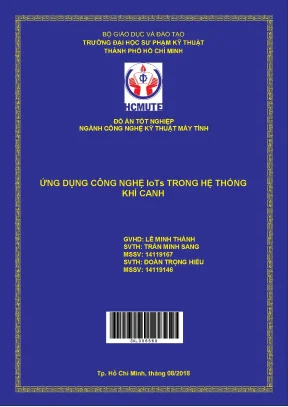 Đồ án hcmute ứng dụng công nghệ iots trong hệ thống khí canh