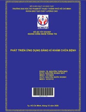 Đồ án hcmute phát triển ứng dụng đăng kí khám chữa bệnh