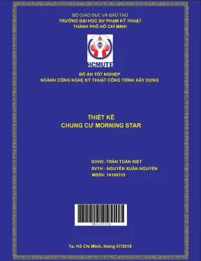 Đồ án hcmute thiết kế chung cư morning star