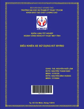 Đồ án hcmute điều khiển xe sử dụng kit myrio