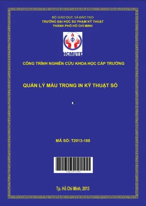 Hcmute quản lý màu trong in kỹ thuật số