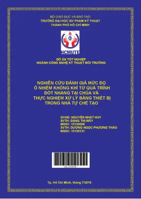 Đồ án hcmute nghiên cứu đánh giá mức độ ô nhiễm không khí từ quá trình đốt nhang tại chùa và thực nghiệm xử lý bằng thiết bị trong nhà tự chế tạo