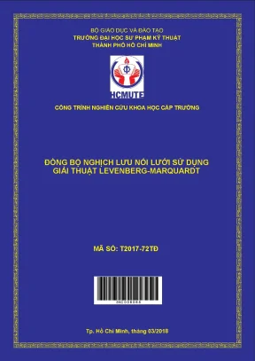 Hcmute đồng bộ nghịch lưu nối lưới sử dụng giải thuật levenberg marquardt