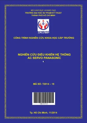 Hcmute nghiên cứu điều khiển hệ thống ac servo panasonic
